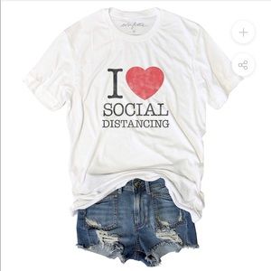 I ❤️ Social Distancing” tee